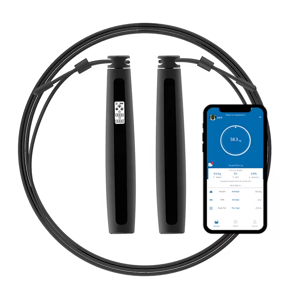 Smart Jump Rope Digital Counter - Умная Скакалка для фитнеса, скакалки со