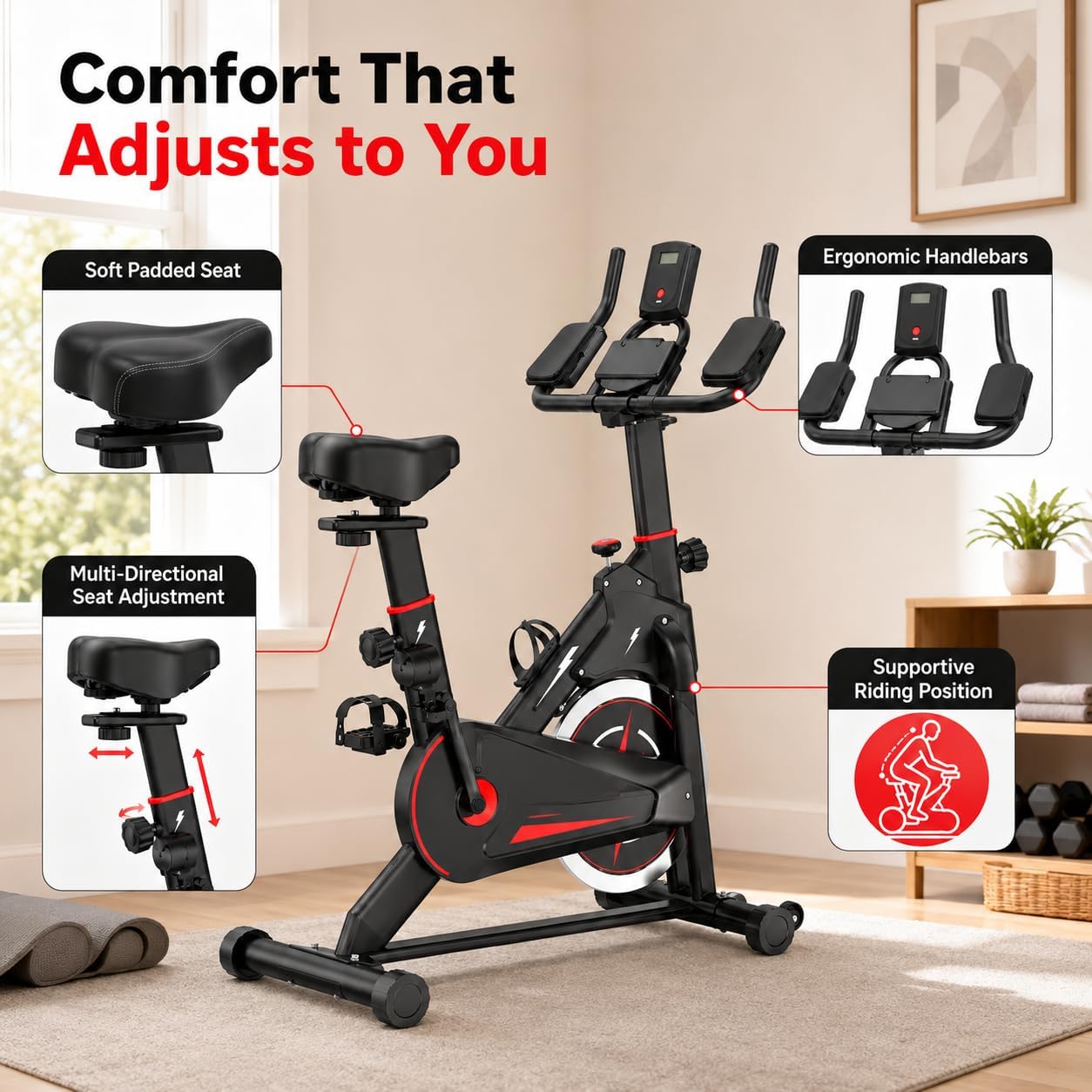 Велотренажер с магнитным сопро – обзор и цена Exercise Bike Magnetic Resistance